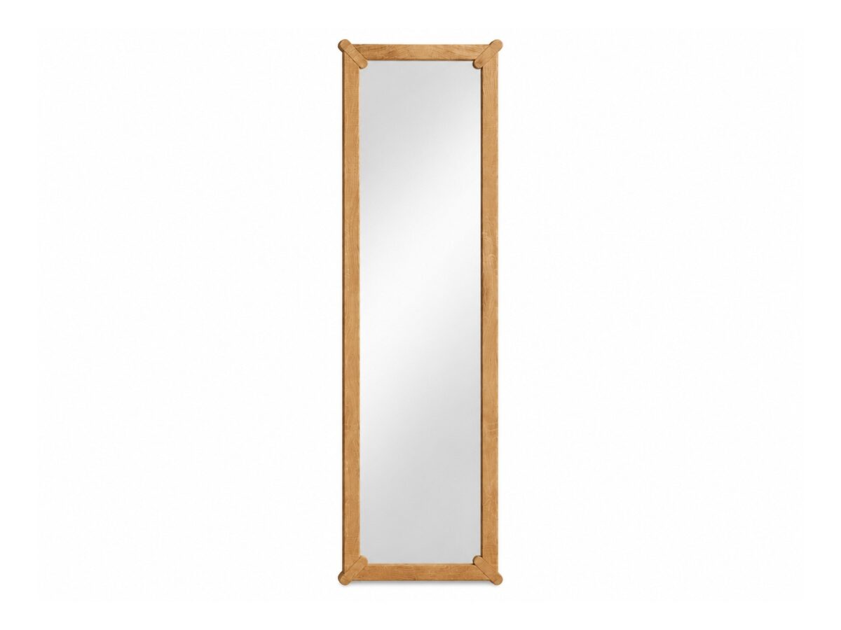 Duże lustro wiszące Daverna 179 cm w dębowej ramie