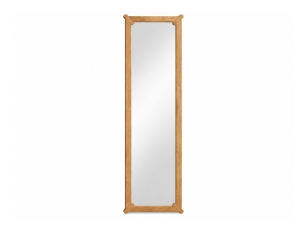 Duże lustro wiszące Daverna 179 cm w dębowej ramie w kolorze naturalnego dębu – zdjęcie produktu na białym tle