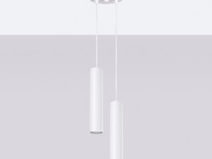 Miniaturka 13 - Dwupunktowa lampa wisząca Vireza 118 cm biały na jasnym tle