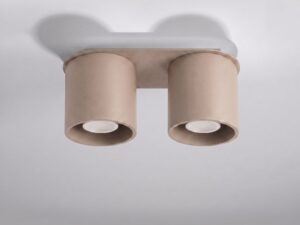 Miniaturka 34 - Elegancki Plafon OCEANUS 2 taupe na suficie, na jasnym tle