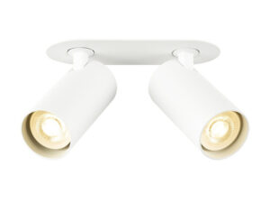 Miniaturka 1 - Downlight Enola 2.0 S Double biały – widok dwóch reflektorów