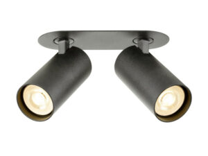 Miniaturka 3 - Downlight Enola 2.0 S Double czarny – dwa reflektory na owalnej podstawie
