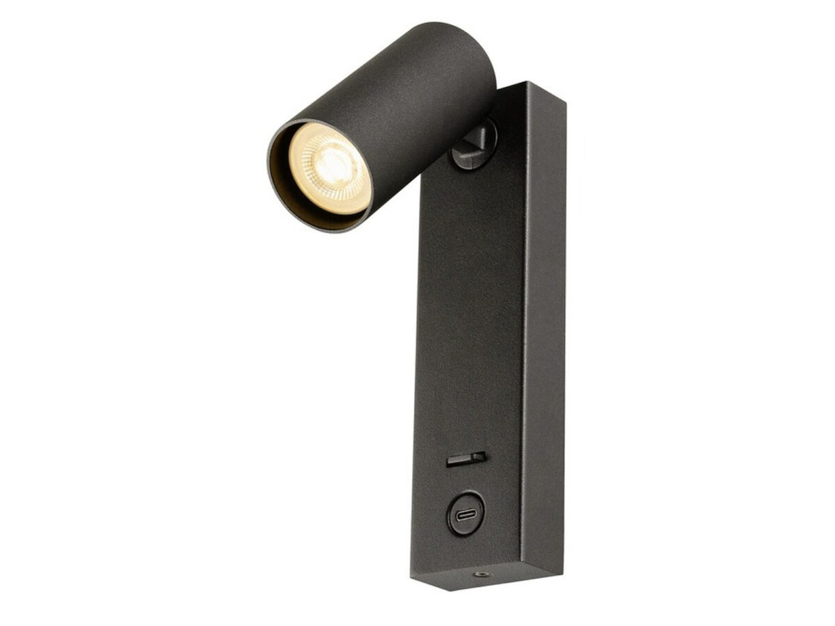 Kinkiet z USB-C Enola 2.0 S GU10 18 cm
