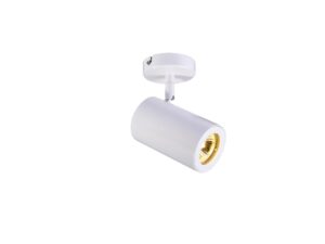 Miniaturka 3 - Lampa ścienno-sufitowa Enola-B biała, oprawa widziana pod kątem