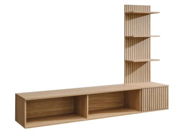 Meblościanka RTV Jovaro 180 cm dąb Cremona