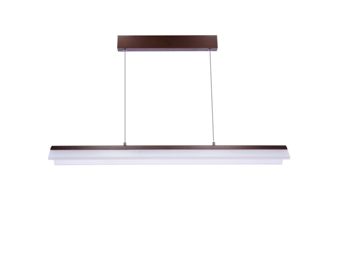 Lampa wisząca LED Feledela brązowa 100 cm 4000 K