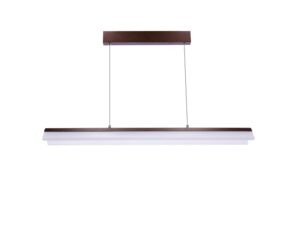 Miniaturka 5 - Lampa wisząca LED Feledela brązowa 4000 K na białym tle