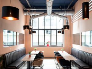 Miniaturka 5 - Fenda – oświetlenie restauracji z czarnymi kloszami, osobne akcesoria
