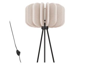 Miniaturka 18 - Beżowa filcowa lampa podłogowa Elaria – packshot