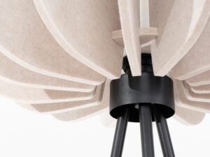 Miniaturka 4 - Filcowa lampa podłogowa Elaria 134 cm w aranżacji wnętrza 4