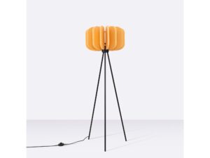 Miniaturka 13 - Filcowa lampa podłogowa Elaria 134 cm żółty na jasnym tle