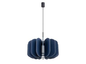 Miniaturka 6 - Filcowa lampa wisząca Elaria 45 cm granatowa