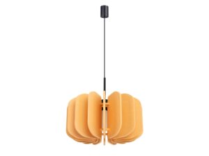 Miniaturka 13 - Filcowa lampa wisząca Elaria 45 cm żółta