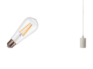 Miniaturka 3 - Fitu Lamp Set E27 biały 2700 K, lampa wisząca – zdjęcie producenta