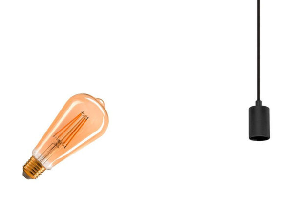 Fitu Lamp Set czarny 2500 K do szyny trójfazowej