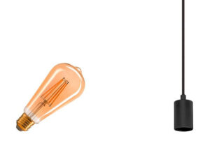Miniaturka 4 - Fitu Lamp Set czarny 2500 K, ujęcie detalu