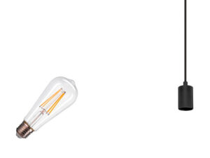 Miniaturka 2 - Fitu Lamp Set czarny 2700 K do szyny trójfazowej