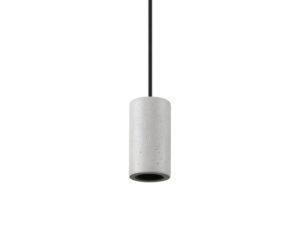 Miniaturka 2 - Lampa wisząca Fitu Lamp Set szara, cylindryczna kamienna oprawka