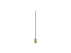 Miniaturka 3 - Złota oprawa Fitu Lamp Set Ribbed widok bez zamontowanej żarówki