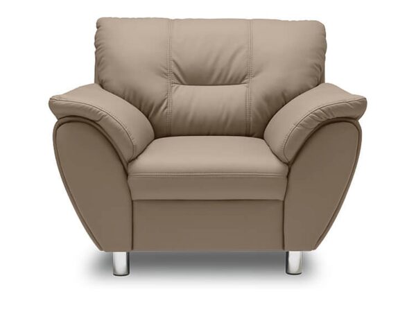 Fotel tapicerowany z profilowanym oparciem Belcaro 110 cm