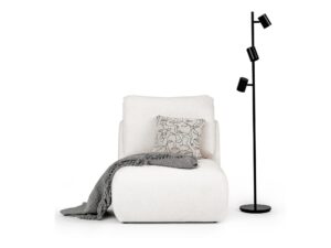 Miniaturka 1 - Fotel bez podłokietników Lenvario 85 cm na białym tle