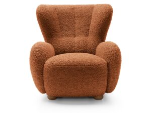 Miniaturka 8 - Fotel Cirello w tkaninie Rolf 10 – packshot na białym tle