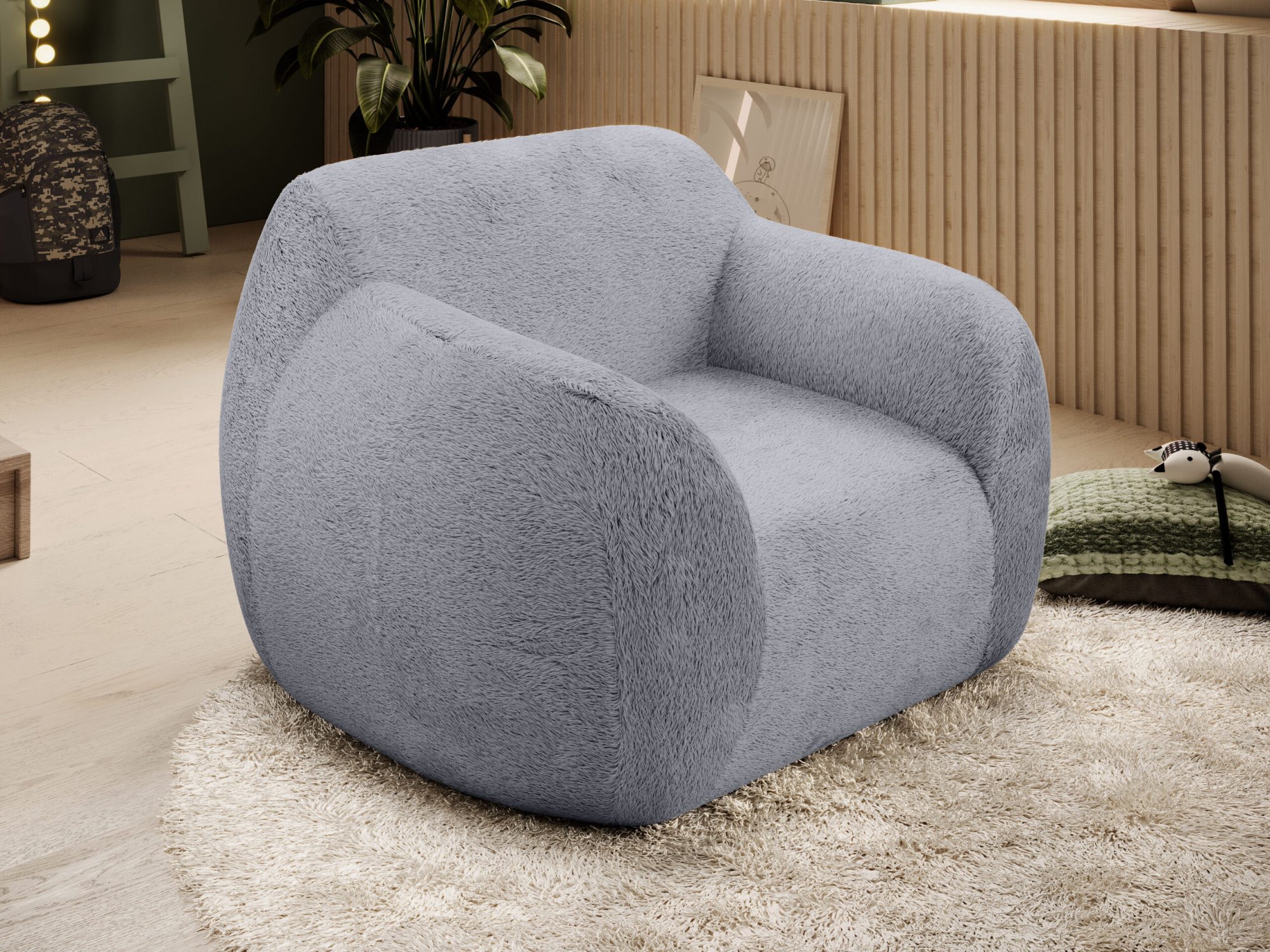 Fotel dziecięcy Kivaro 86 cm w aranżacji wnętrza 2