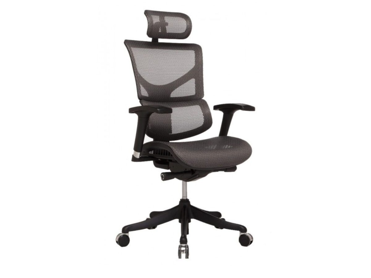 Fotel ergonomiczny ERGOFLY SAIL szary