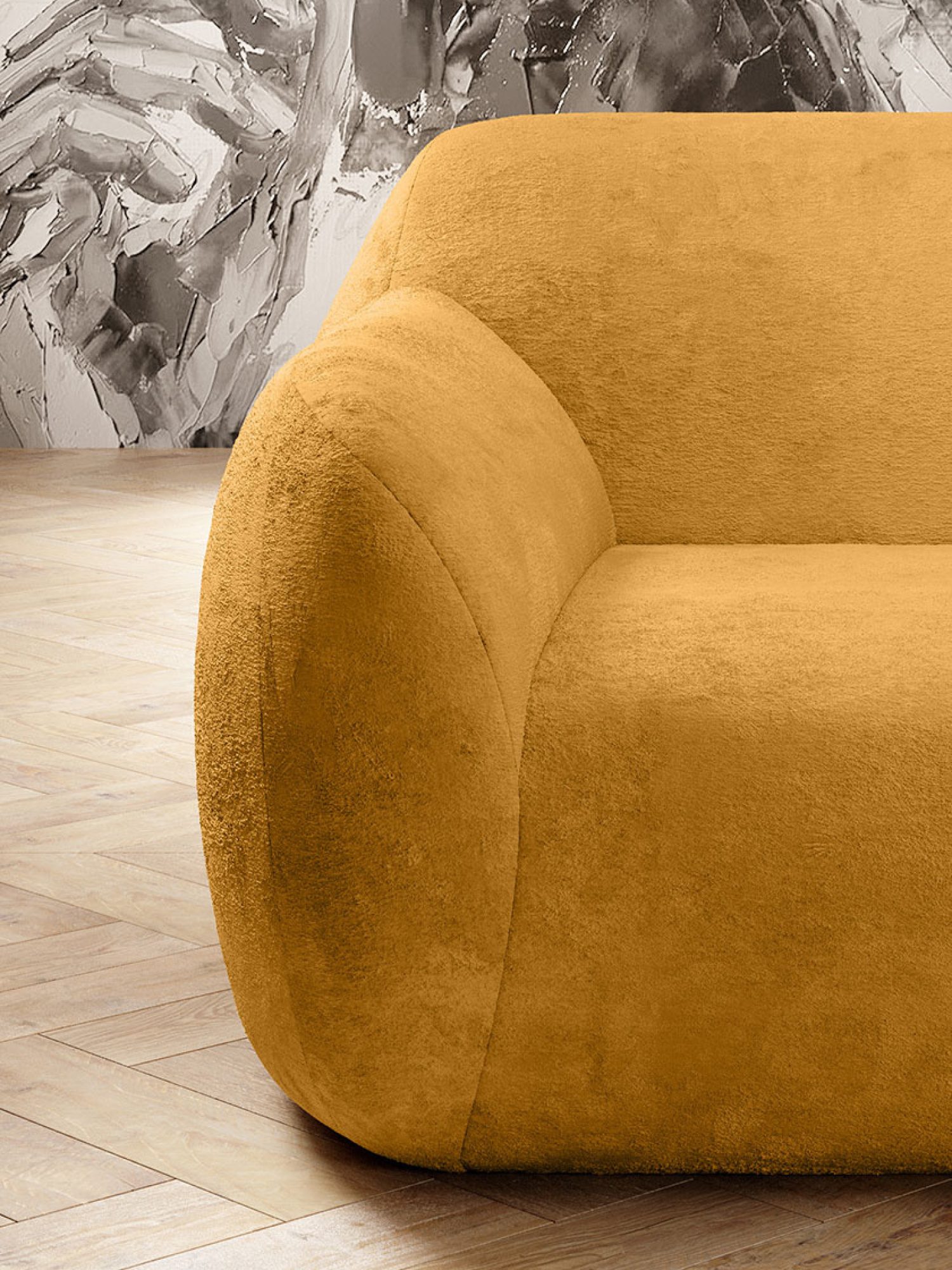 Fotel tapicerowany Mirello 117 cm w aranżacji wnętrza 5