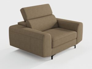 Miniaturka 1 - Fotel tapicerowany Retrella 100 cm w stylu retro