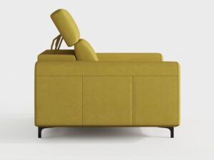 Miniaturka 6 - Fotel tapicerowany Retrella 100 cm w stylu retro – zdjęcie 6