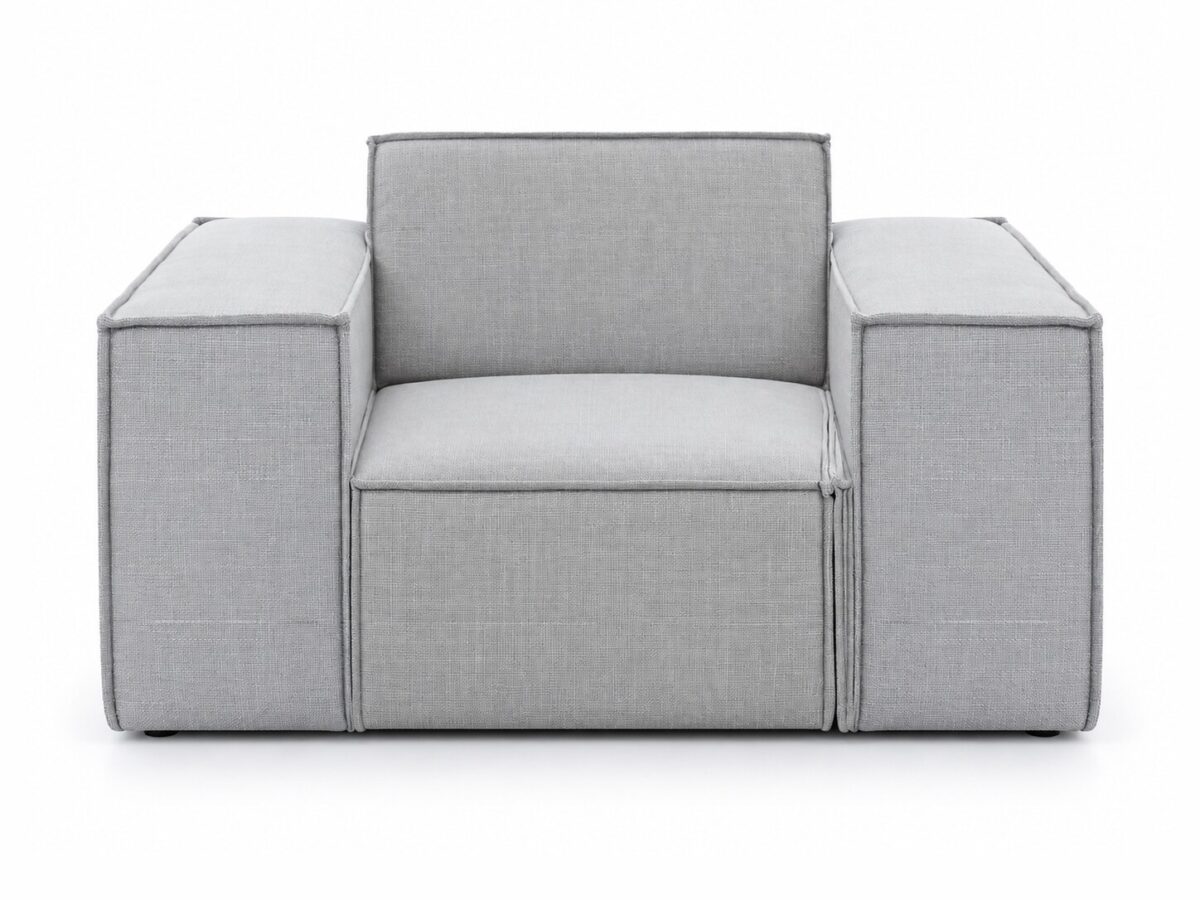 Fotel z niskimi podłokietnikami Mervino 130 cm