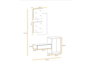 Miniaturka 3 - Garderoba Elyvero EASY I – zdjęcie 4