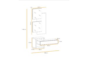 Miniaturka 3 - Garderoba Elyvero EASY II – zdjęcie 4