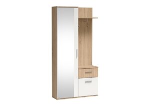 Miniaturka 3 - Garderoba Luvena Dąb sonoma z białymi frontami