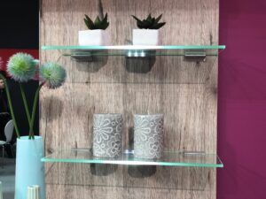 Miniaturka 1 - Garderoba z panelem LED ławką i poduszką Melvoro 100 cm dąb Wellington biała – zdjęcie 2