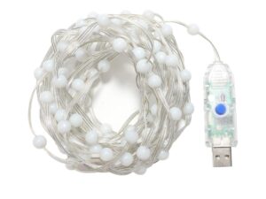 Miniaturka 1 - Girlanda 5 m RGB 100 LED z kontrolerem i wtykiem USB