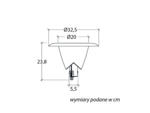 Miniaturka 3 - Głowica lampy BIANCA 1083-101N – zdjęcie 2