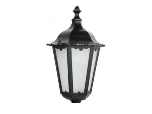Miniaturka 11 - Głowica lampy RETRO CLASSIC K 1018 w czarnym wykończeniu – widok z przodu