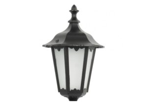 Miniaturka 7 - Głowica lampy zewnętrznej RETRO MIDI K 1018 M – czarna, widok z przodu