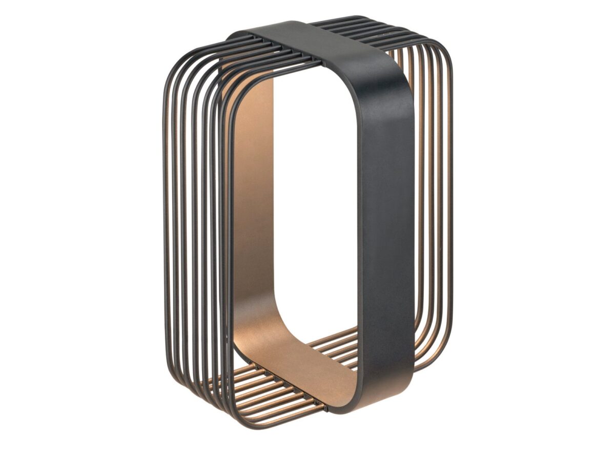 Lampa ogrodowa stojąca Grid Cube LED 8 W czarna