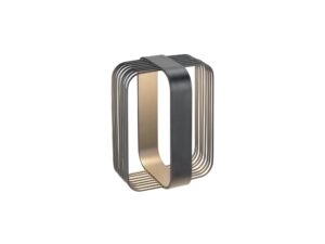 Miniaturka 5 - Grid Cube czarna lampa ogrodowa, zdjęcie produktowe białe tło