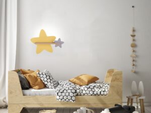 Miniaturka 4 - Gwiazdka kinkiet dziecięcy z półką – detal wykończenia