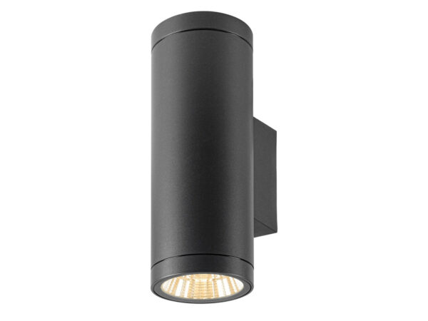 Kinkiet zewnętrzny Helia Pro L antracyt 20 W LED góra dół, zdjęcie na białym tle