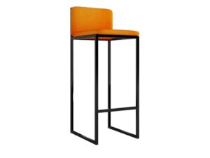 Miniaturka 2 - Hoker tapicerowany Hokvero 105 cm czarny stelaż – zdjęcie 3