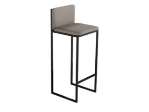 Miniaturka 4 - Hoker tapicerowany Hokvero 105 cm czarny stelaż – zdjęcie 5
