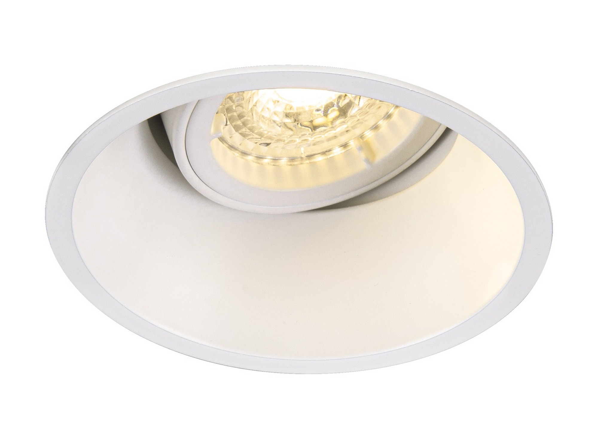 Horn-T GU10 biała oprawa wpuszczana okrągła – packshot