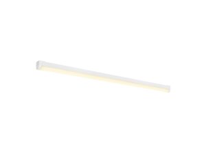 Miniaturka 1 - Liniowa lampa natynkowa Industry Batten V 152 cm biała – widok obudowy i mlecznego klosza