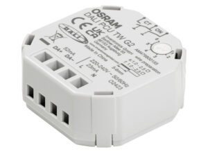 Miniaturka 6 - Biały interfejs DALI Push Dim PCU TW G2 na białym tle