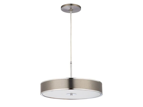 Lampa wisząca Jazz w kolorze chrom i srebrny